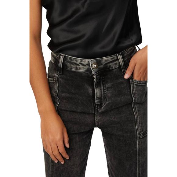 NEW IN THE MOOD FOR LOVE lara croft jeans in washed dark grey - Picture 4 of 6